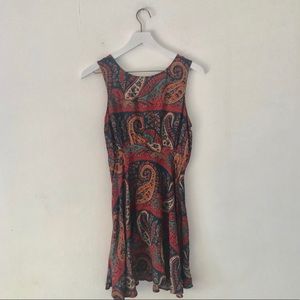 Free People Paisley Skater Dress Size 2